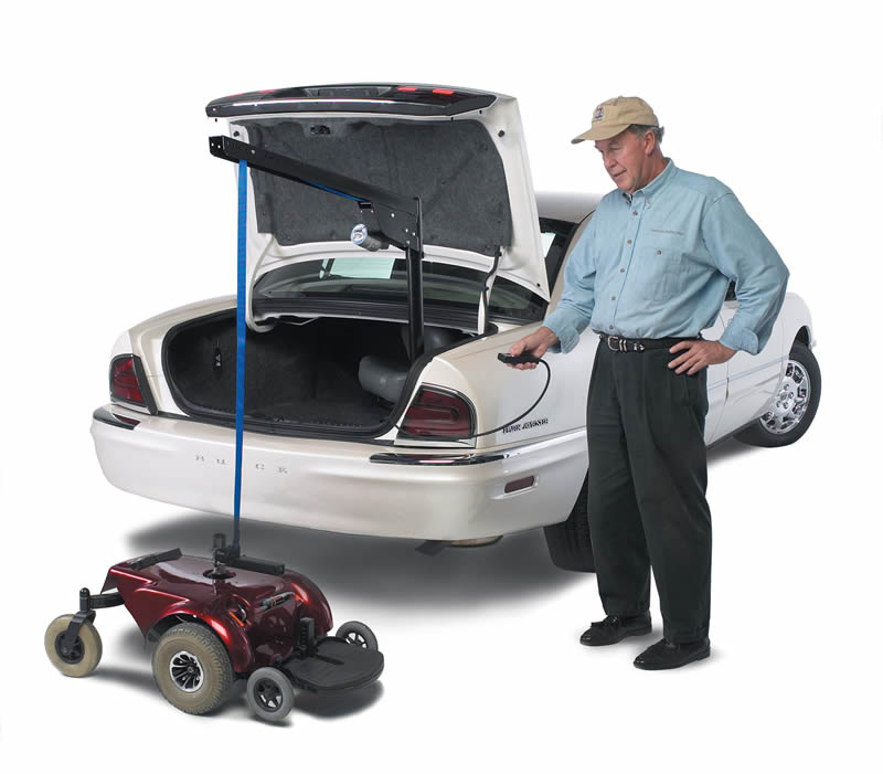 Scooter Boom Lift For Car Trunk