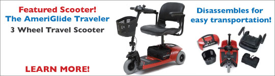 AmeriGlide Travel Scooter - Easy Transportation