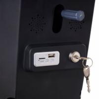 Adjustable Tiller, USB Charging Port, SD Slot and Music Controls